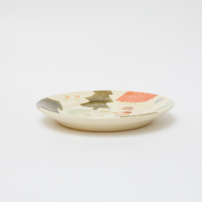 文鳥舎-パスタ皿７寸-B