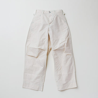 TUKI #0205【Baggy Trousers G/D】Ecru