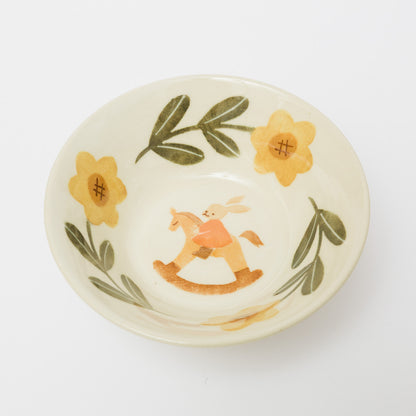 文鳥舎-内絵ボウル-A