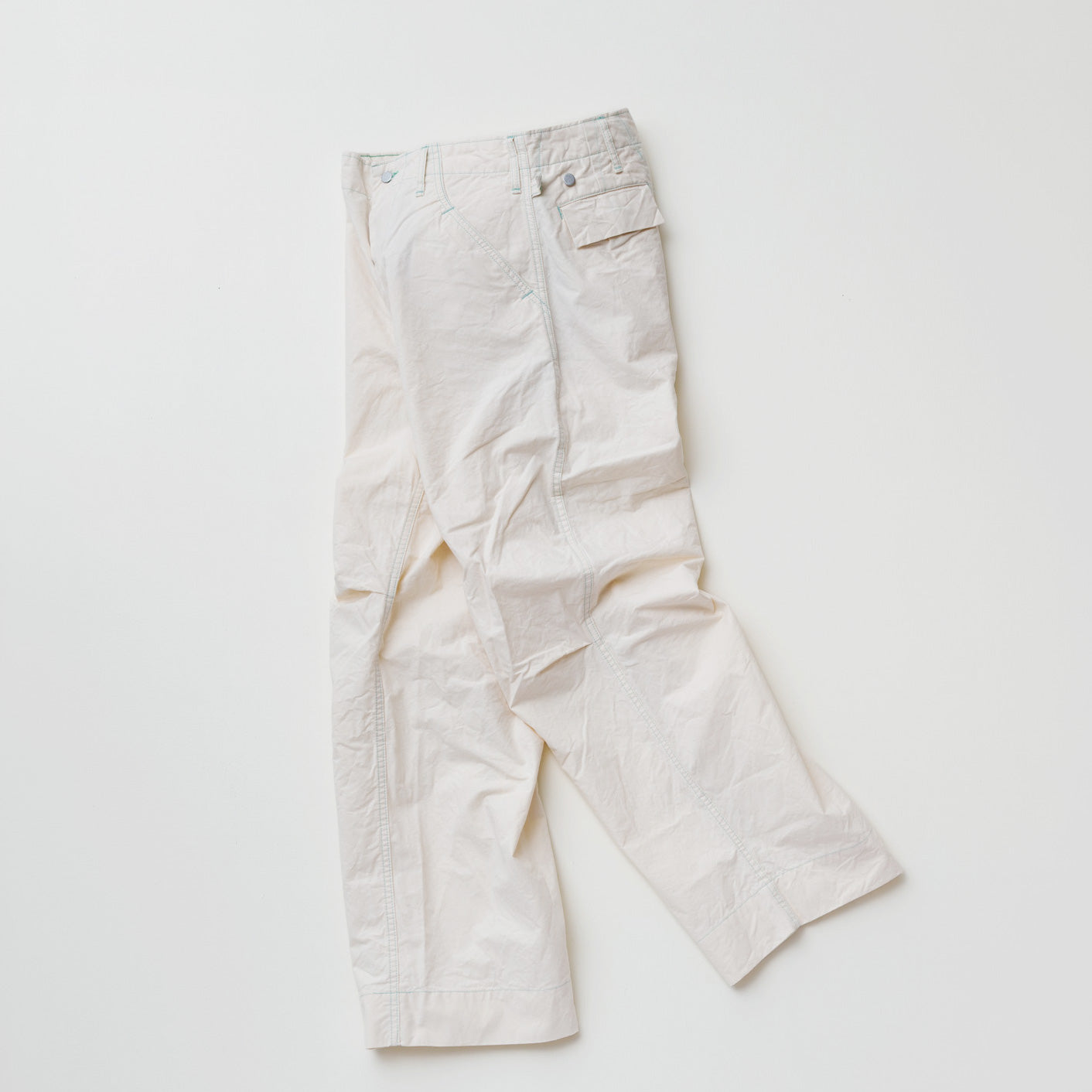 TUKI #0205【Baggy Trousers G/D】Ecru
