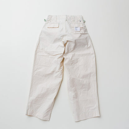 TUKI #0205【Baggy Trousers G/D】Ecru