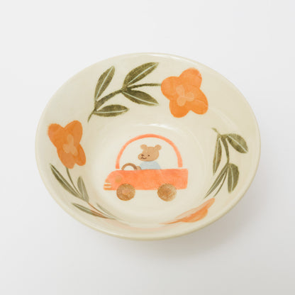 文鳥舎-内絵ボウル-B