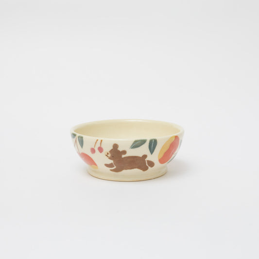 文鳥舎-外絵ボウル-B