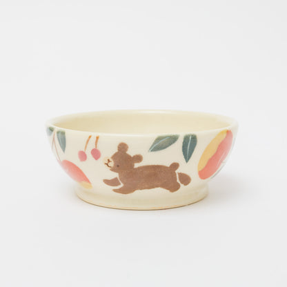 文鳥舎-外絵ボウル-B