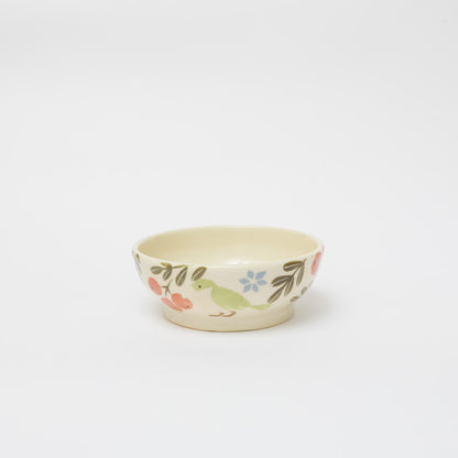 文鳥舎-外絵ボウル-C