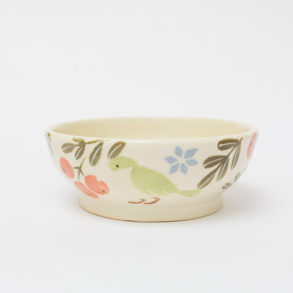 文鳥舎-外絵ボウル-C