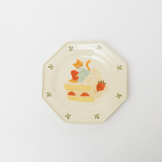 文鳥舎-八角皿7寸