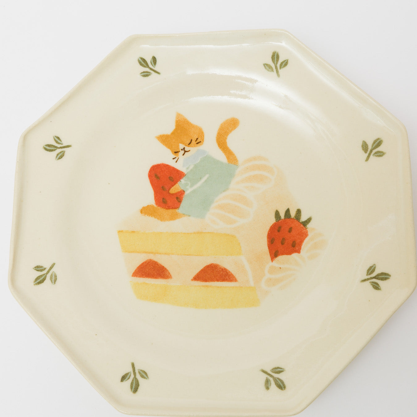 文鳥舎-八角皿7寸