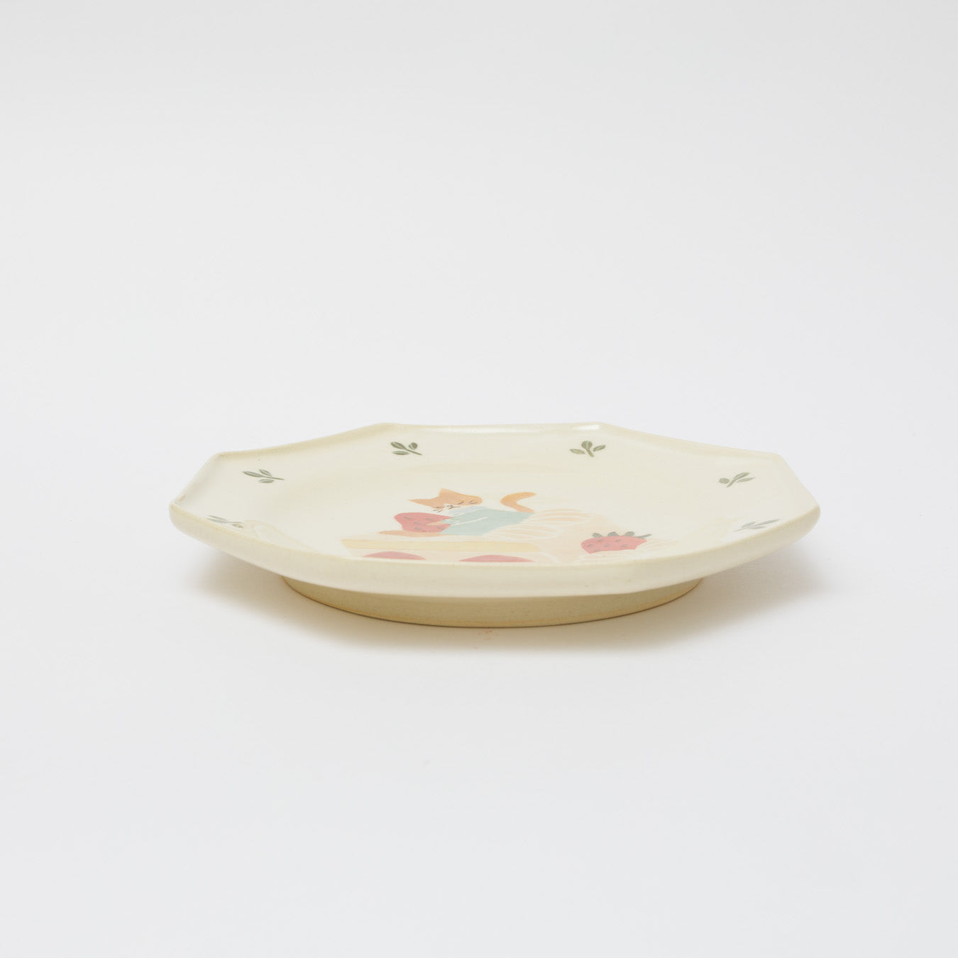 文鳥舎-八角皿7寸