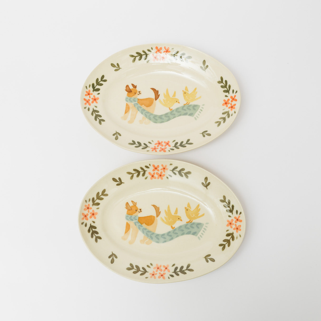 文鳥舎-だ円皿-B