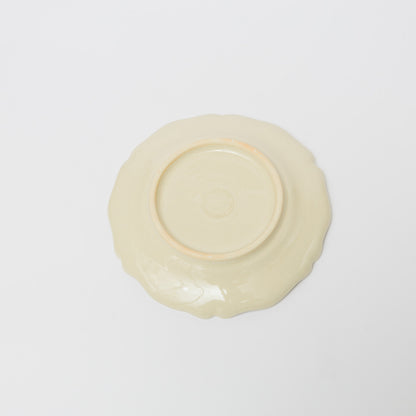 文鳥舎-花リム皿6寸