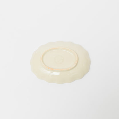 文鳥舎-だ円花皿-B