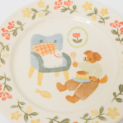 文鳥舎-パスタ皿７寸-C