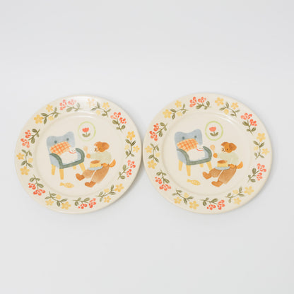 文鳥舎-パスタ皿７寸-C