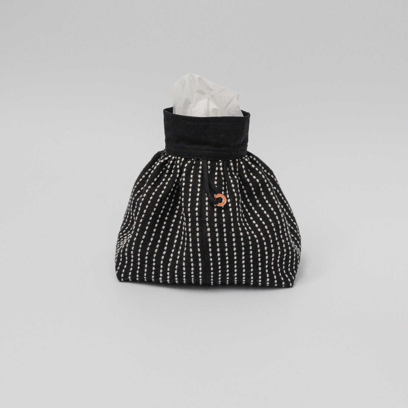 TANSU-カフケース-シルク刺し子-Black