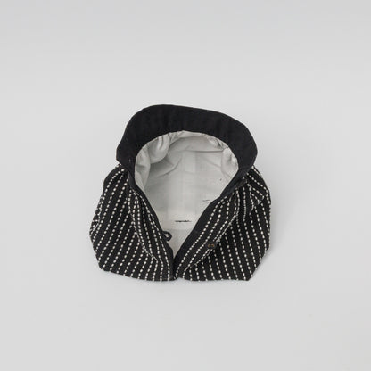 TANSU-カフケース-シルク刺し子-Black