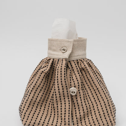 TANSU-カフケース-シルク刺し子-Beige