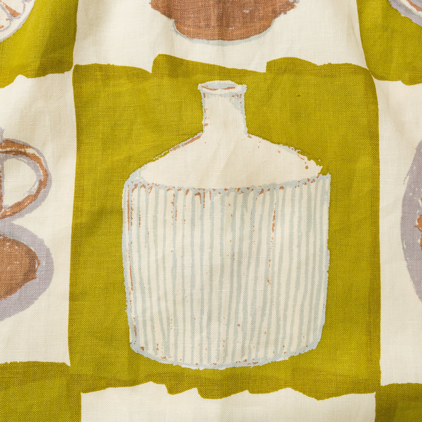 TANSU-半袖オープンカラーシャツ-gochisou textile “丹波立杭焼"