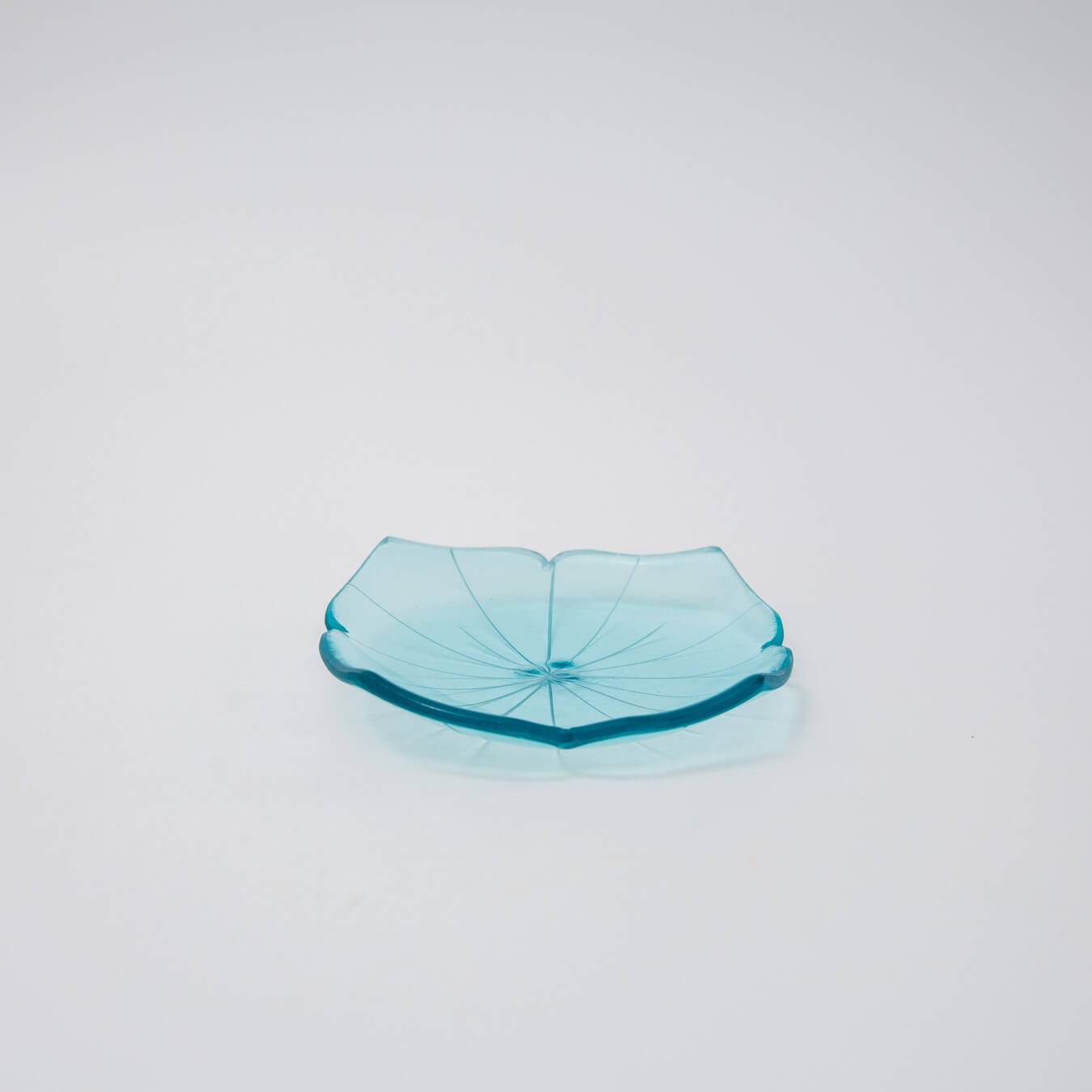 Sasaki shoko Glass works-花形中鉢-4