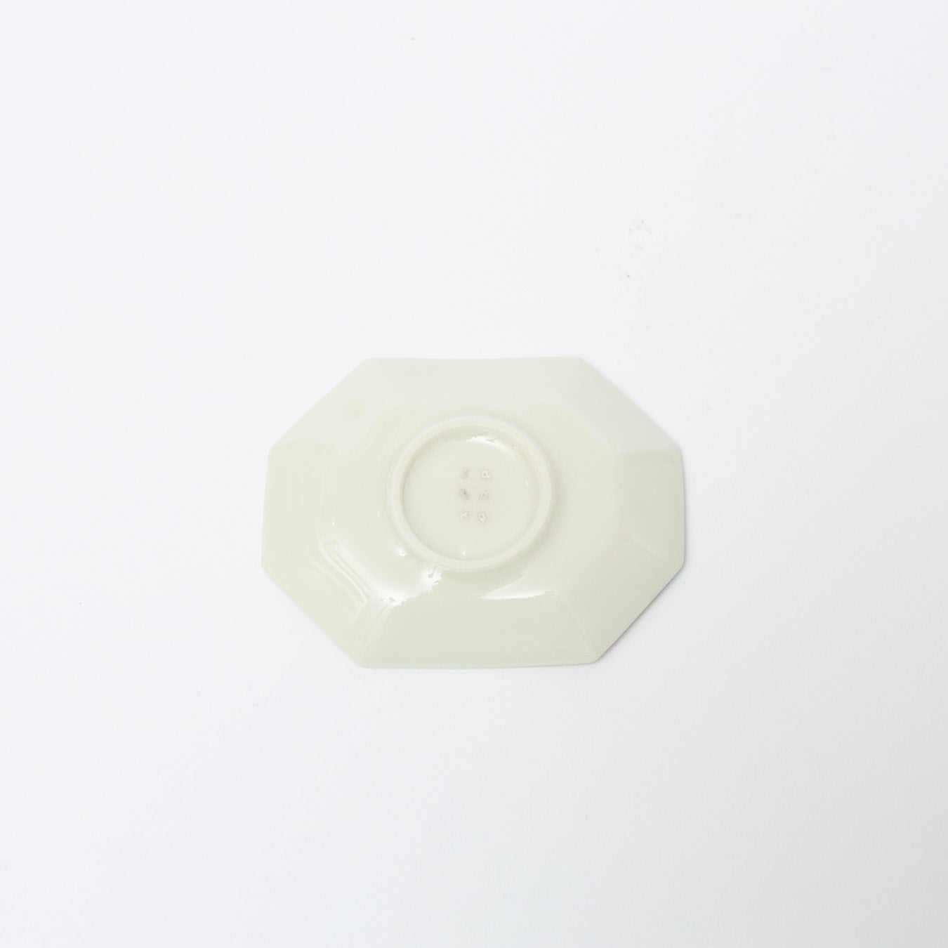 竹村聡子-銀獣豆皿「ネコ-白-c」