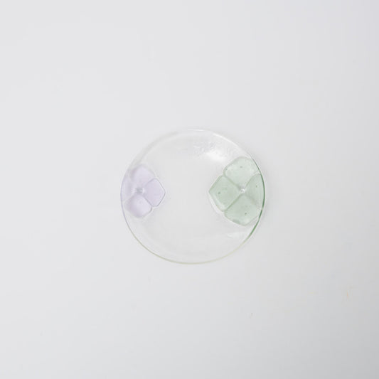 Sasaki shoko Glass works-丸小皿-4
