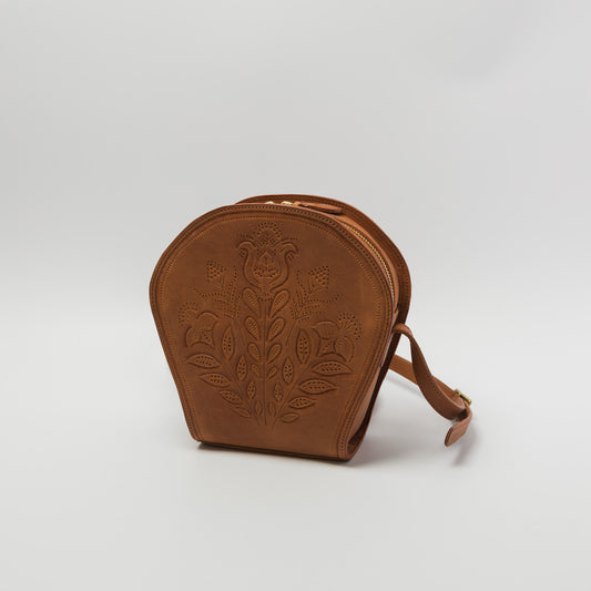 Yammart-Bouquet Pochette (brown)