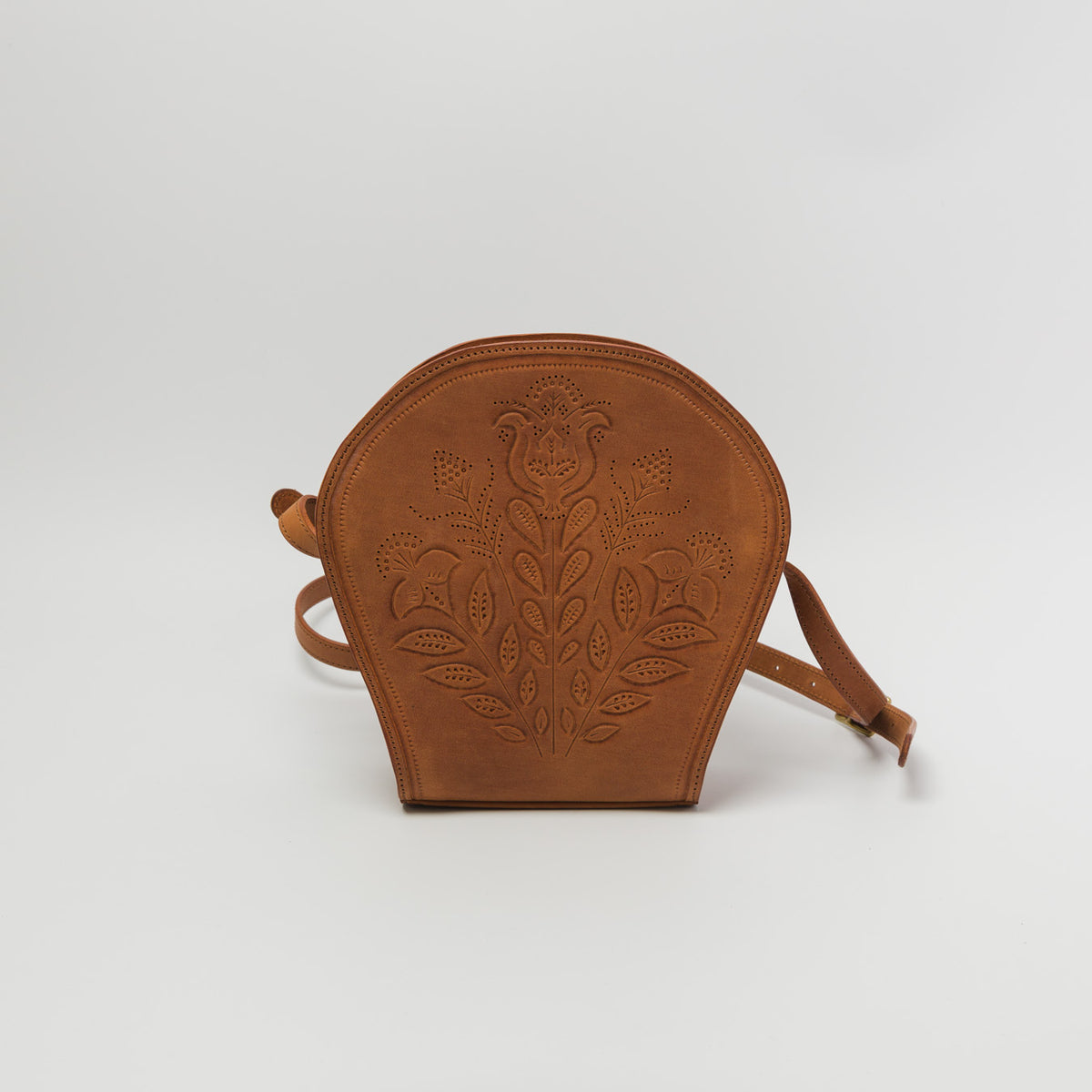 Yammart-Bouquet Pochette (brown)