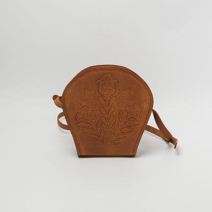 Yammart-Bouquet Pochette (brown)