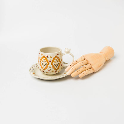 荒井彩乃-レリーフ金彩皿-1