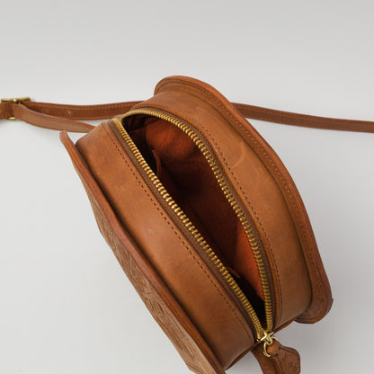 Yammart-Bouquet Pochette (brown)