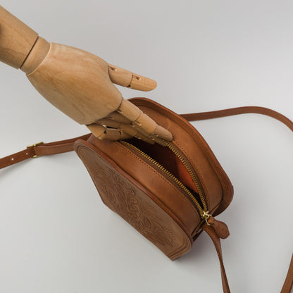 Yammart-Bouquet Pochette (brown)