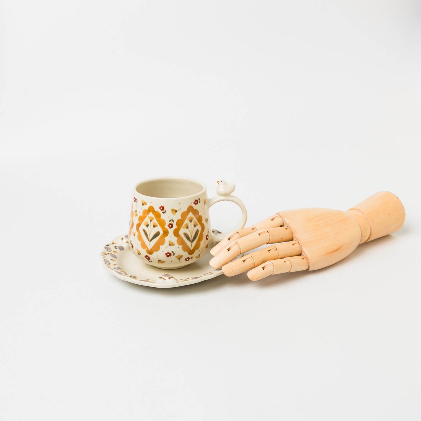 荒井彩乃-レリーフ金彩皿-2