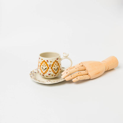 荒井彩乃-レリーフ金彩皿-2