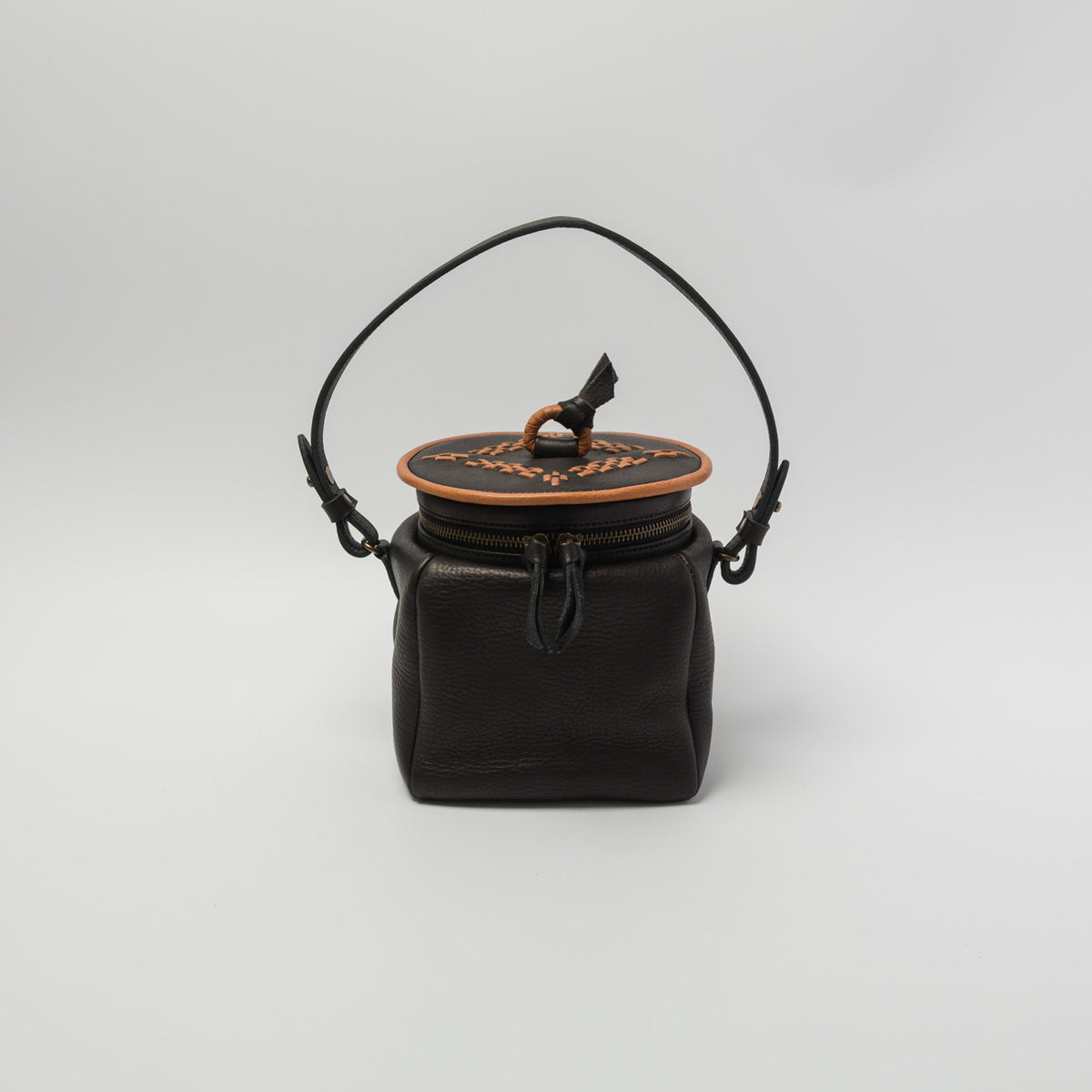 Yammart-pot-cube M ( black )