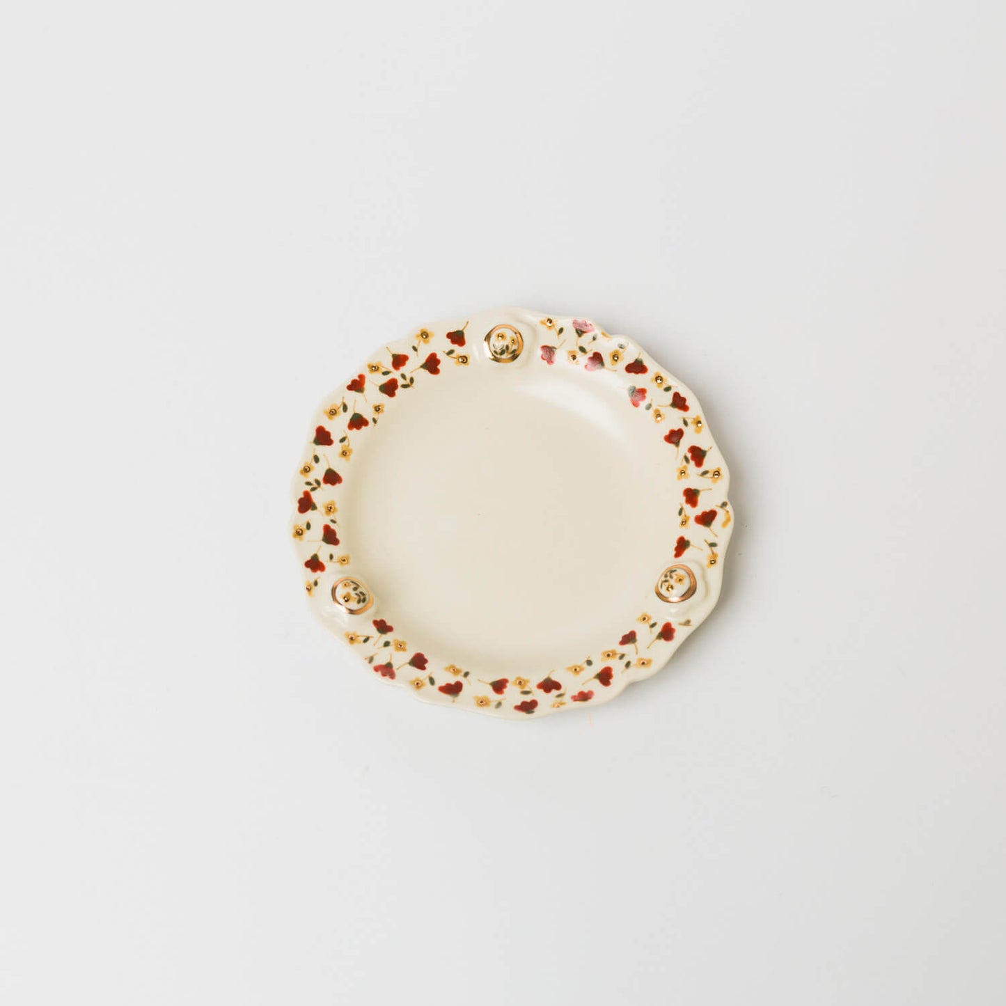 荒井彩乃-レリーフ金彩皿-5