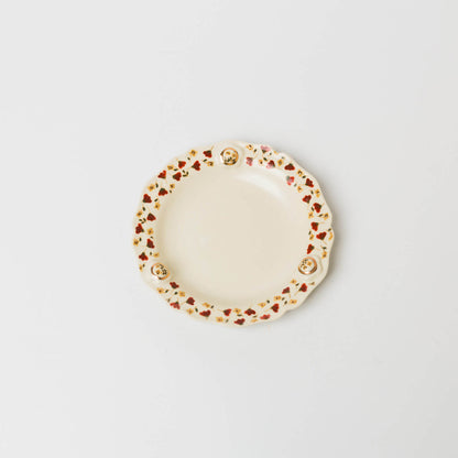 荒井彩乃-レリーフ金彩皿-5