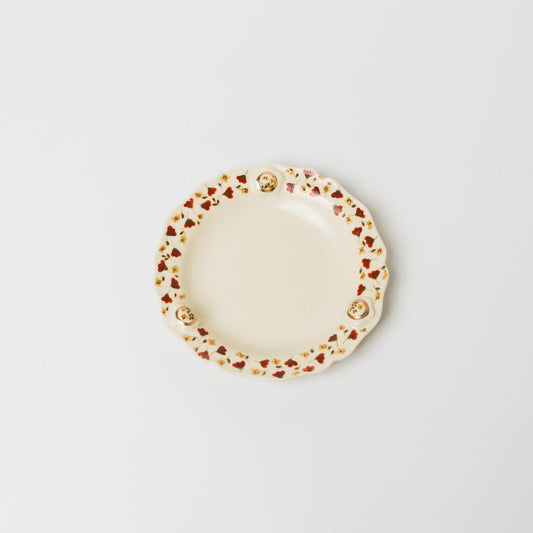 荒井彩乃-レリーフ金彩皿-5