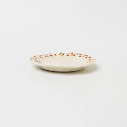 荒井彩乃-レリーフ金彩皿-5