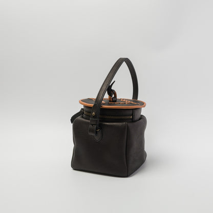 Yammart-pot-cube M ( black )