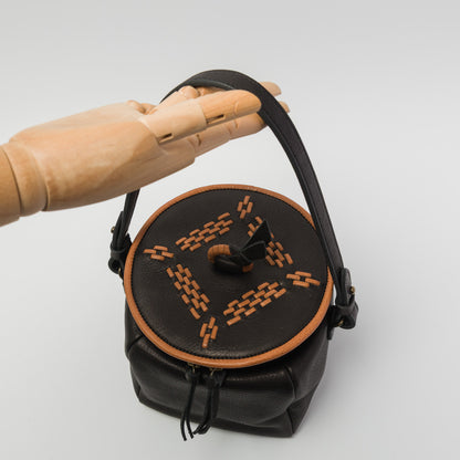 Yammart-pot-cube M ( black )