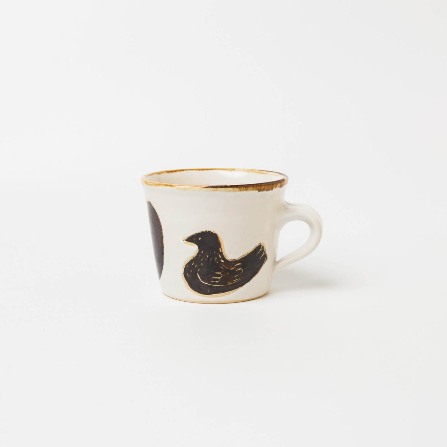 コンガリ舎-マグカップ-鳥とリンゴ