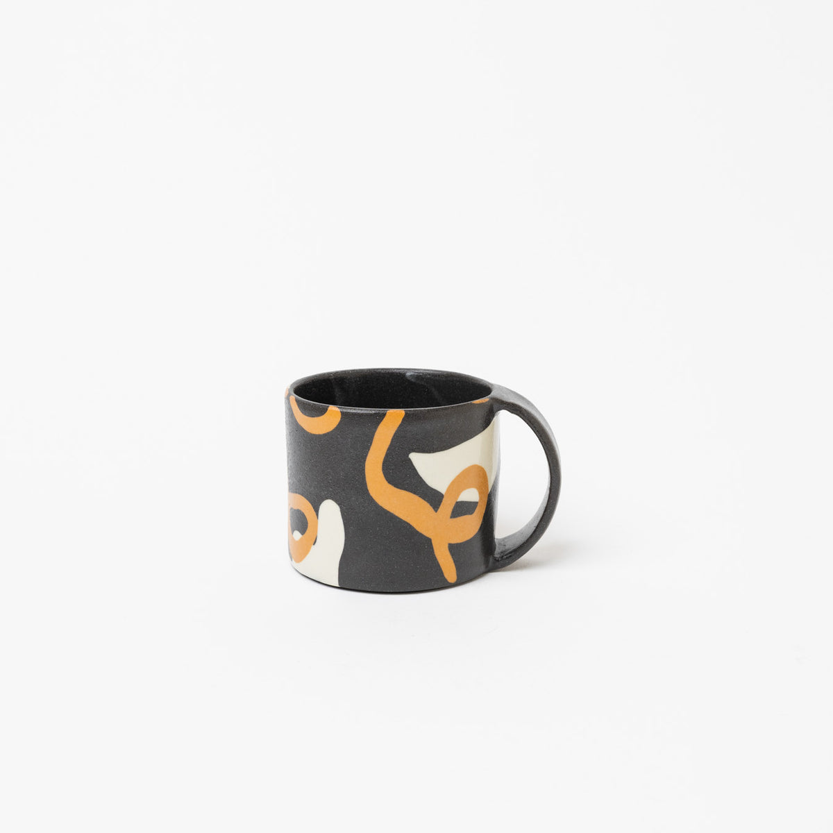 Reiko Egawa ceramic works-マグカップS-black-1