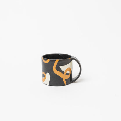 Reiko Egawa ceramic works-マグカップS-black-1
