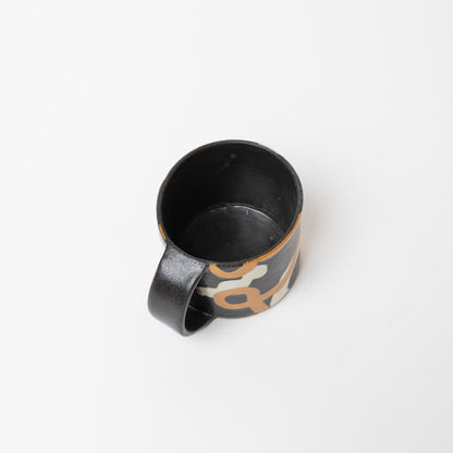 Reiko Egawa ceramic works-マグカップS-black-1