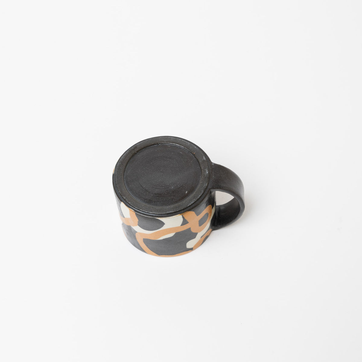 Reiko Egawa ceramic works-マグカップS-black-1