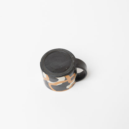 Reiko Egawa ceramic works-マグカップS-black-1