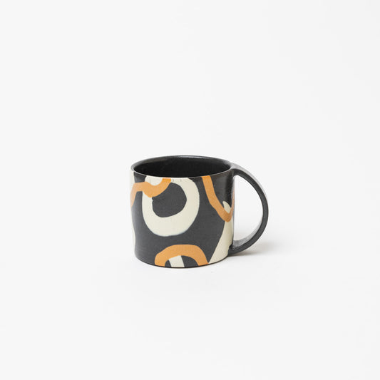 Reiko Egawa ceramic works-マグカップS-black-3