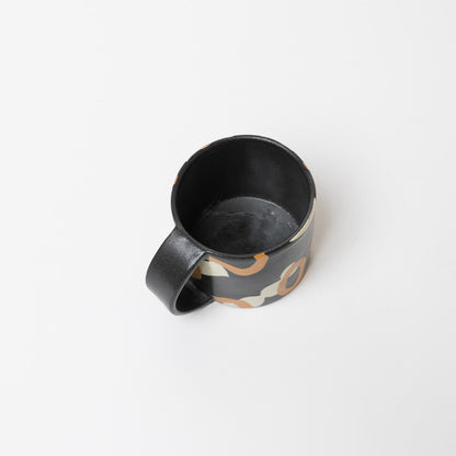 Reiko Egawa ceramic works-マグカップS-black-3