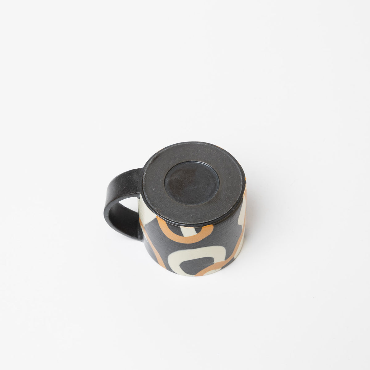 Reiko Egawa ceramic works-マグカップS-black-3