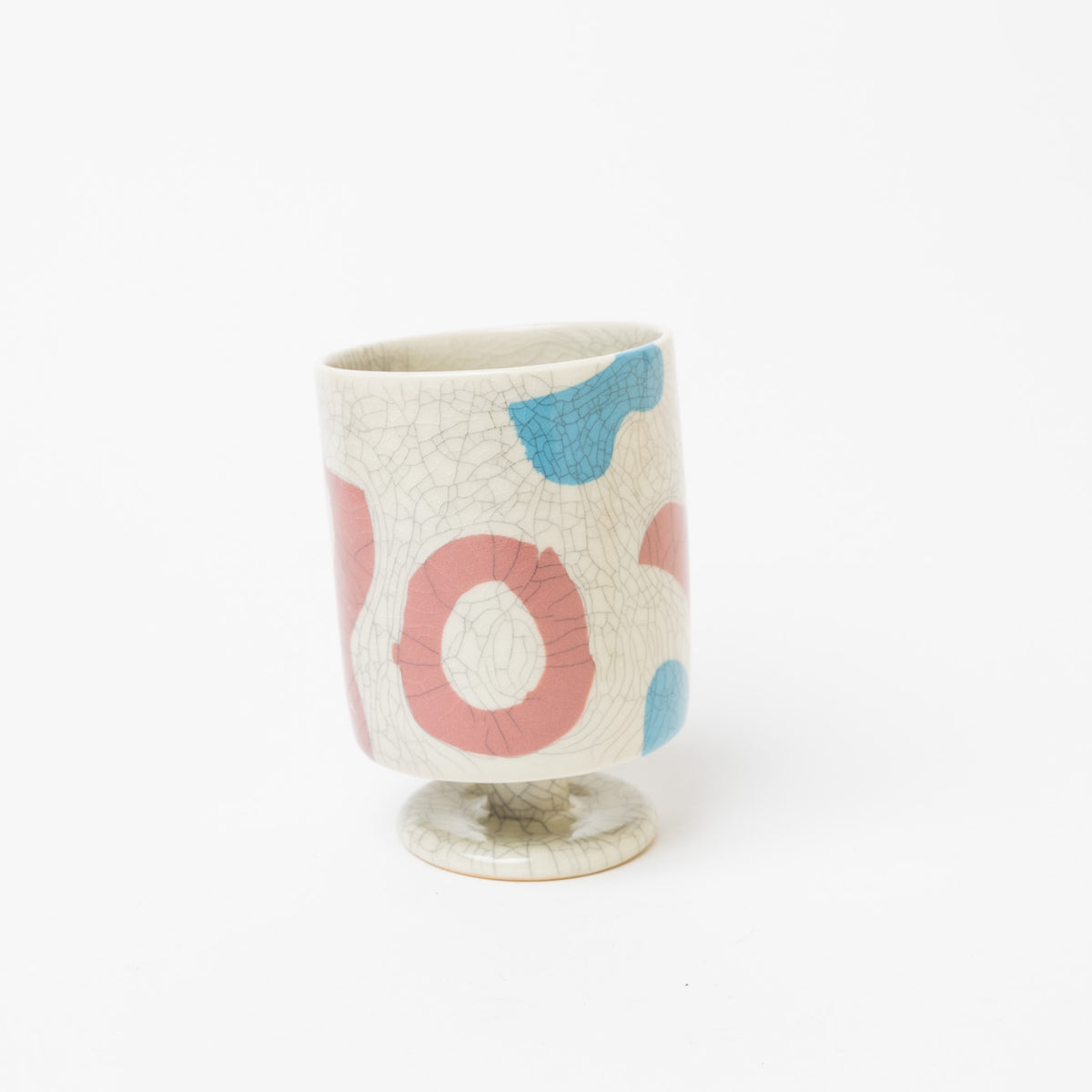 Reiko Egawa ceramic works-ゴブレット-white-1